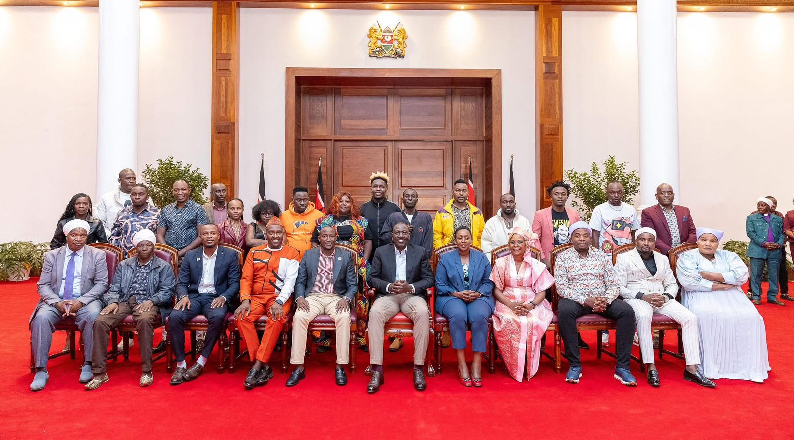 President Ruto Meets Kenyan Artistes, Pledges Support for Creative Sector