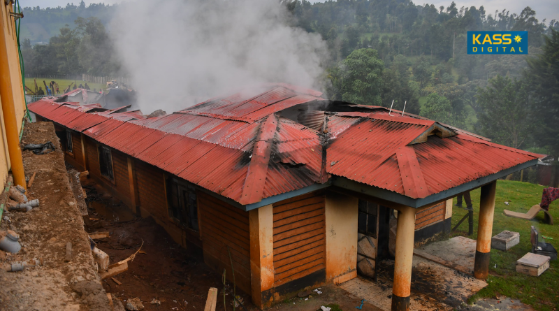 Fire Razes Down a Dormitory at Koiwo High School in Bomet