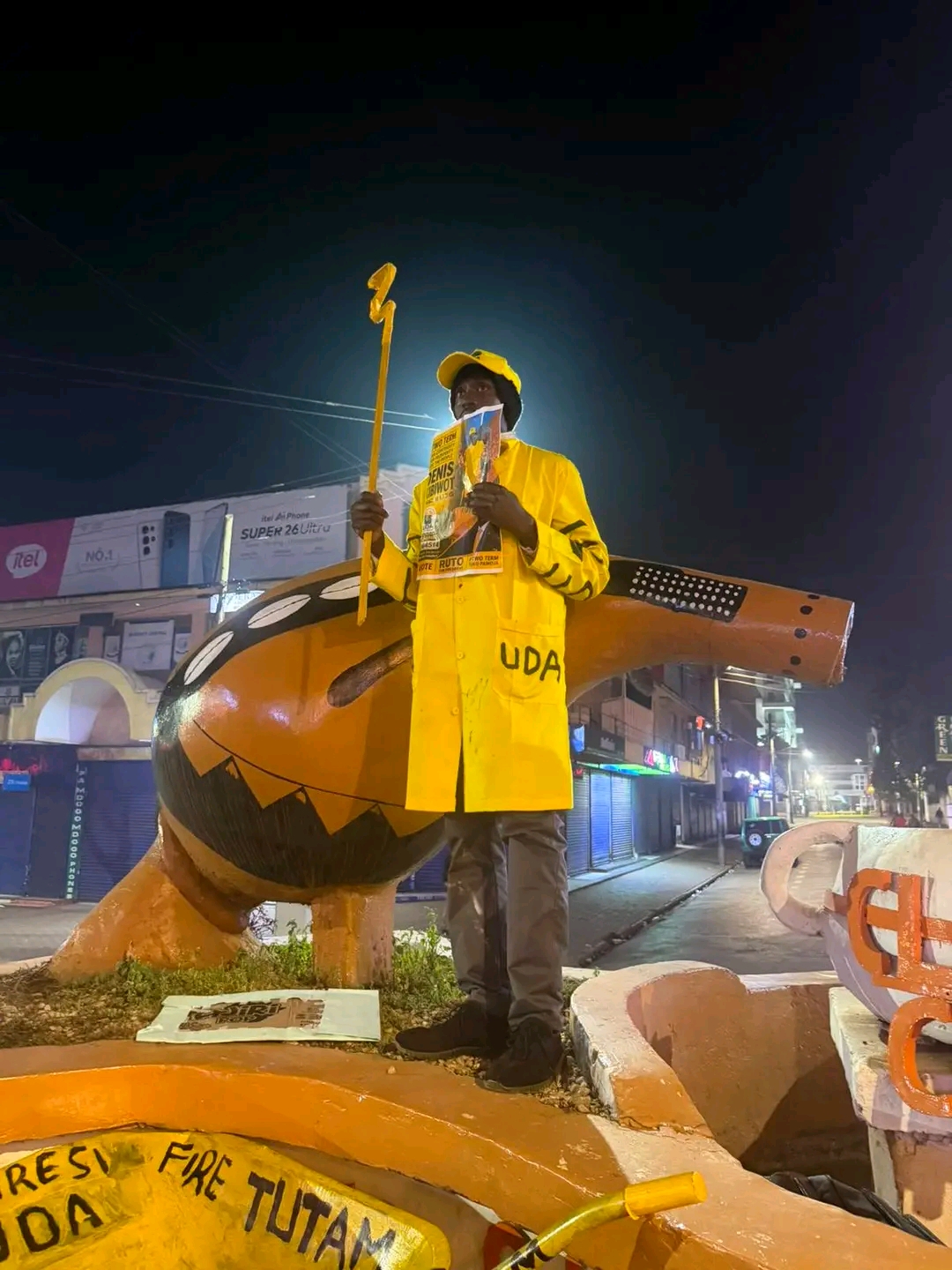 A Night in the Cold for a Cause He Believes In