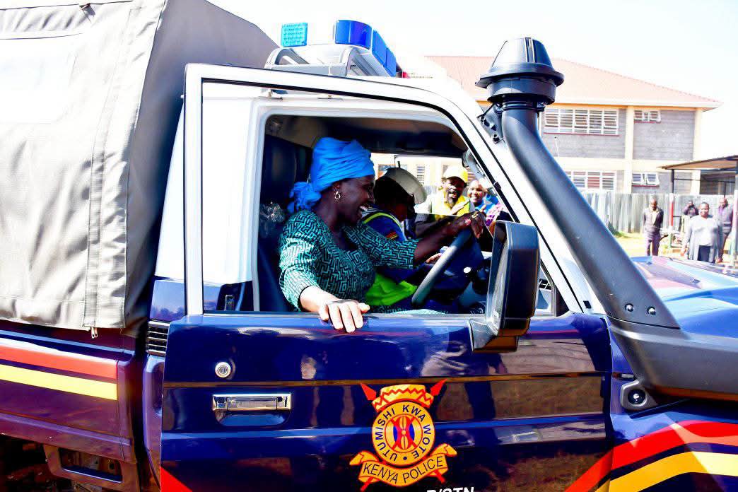 Kimumu Residents Welcome New Police Vehicle to Boost Security