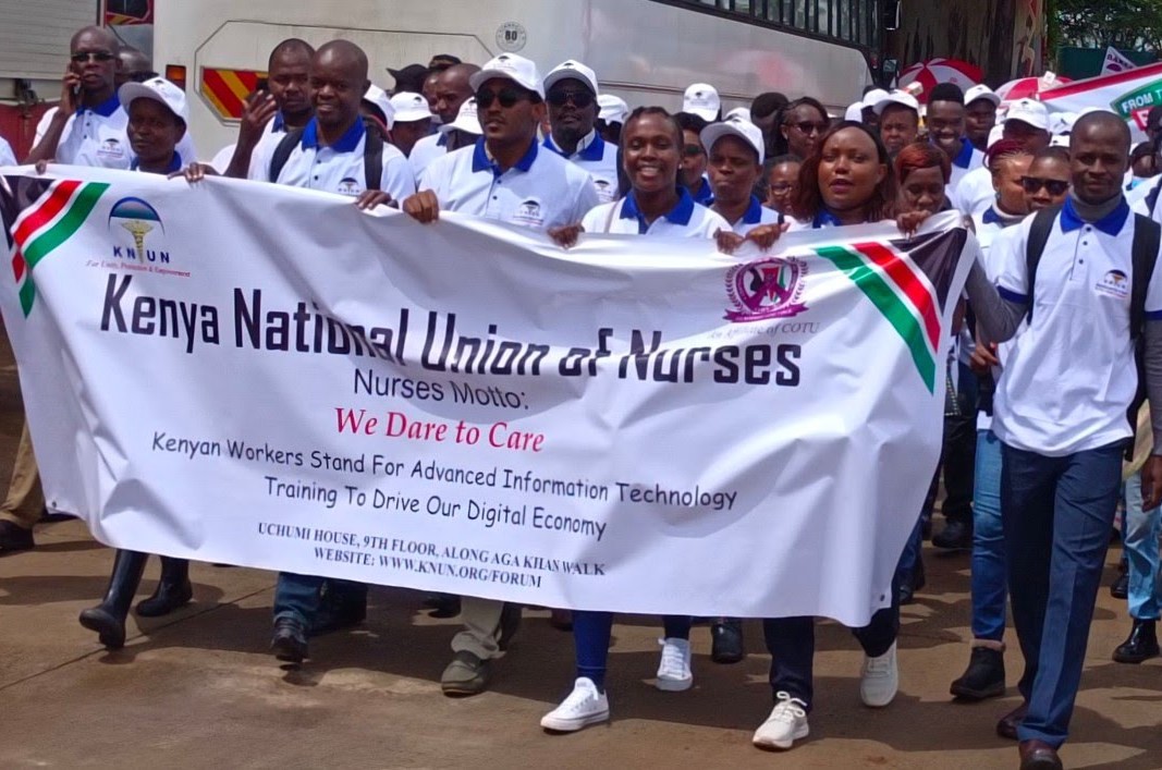 9,400 nurses are heading to Nairobi. At the heart of their dispute is who pays